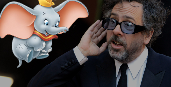 Tim Burton será o diretor da versão live-action de “Dumbo”