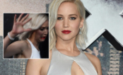 Jennifer Lawrence chega tropeçando no tapete vermelho da première de “X-Men: Apocalipse”