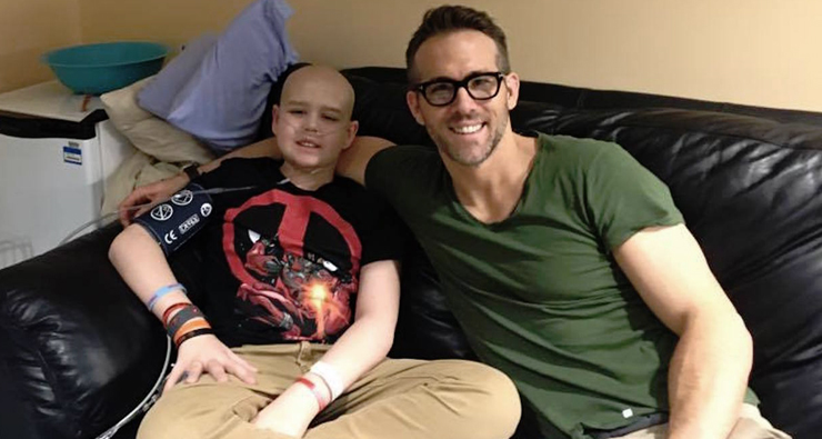 Ryan Reynolds escreve emocionante carta para fã de Deadpool que morreu de câncer