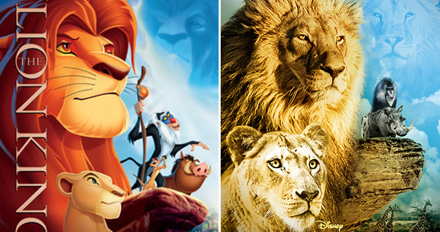 Esses pôsteres de filmes clássicos da Disney com animais de verdade são incríveis!