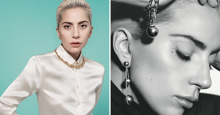 Confira as fotos da campanha de Lady Gaga para a joalheria de luxo Tiffany & Co.
