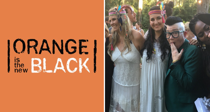 Atrizes de “Orange Is The New Black” invadem festa de casamento de fãs